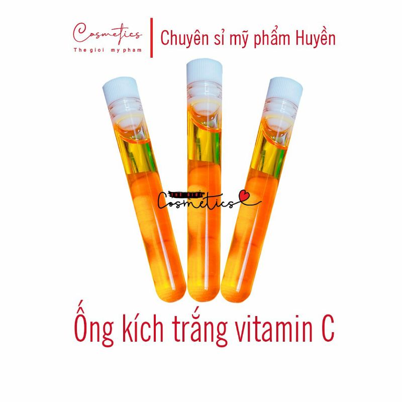 Lẻ 1 ống Vitamin C kích trắng mạnh pha kem