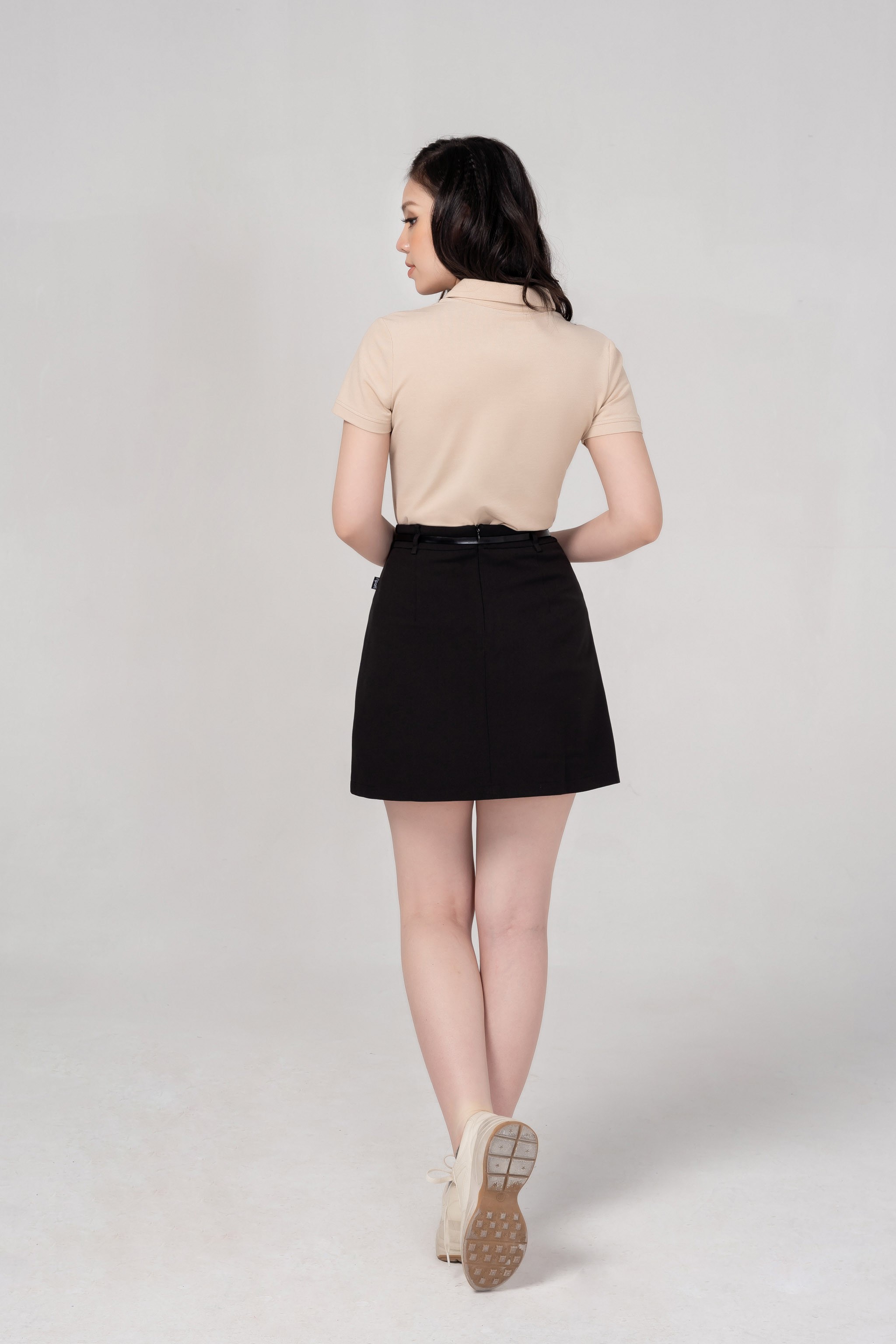 2021 Set 3 món Chân Váy Chữ A Kèm Túi và Belt Cao Cấp YODY CVN3202 . ! | BigBuy360 - bigbuy360.vn