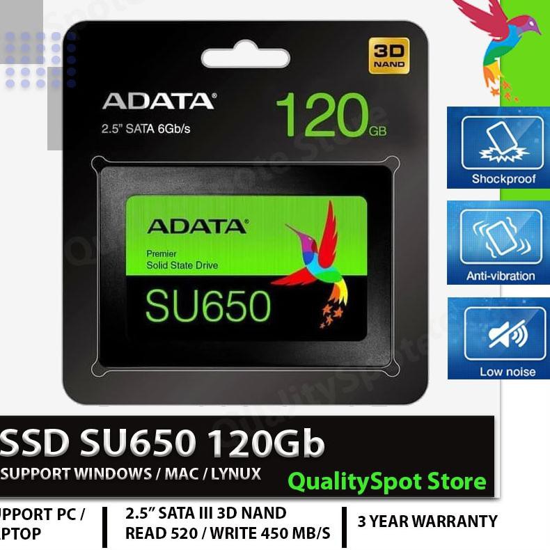 Bảng mạch SSD Adata 3DNand 120Gb SU650 SATA 3 | BigBuy360 - bigbuy360.vn