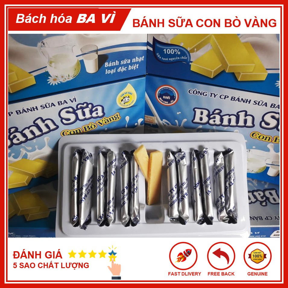 Bánh Sữa Ba Vì Con Bò Vàng Nguyên Chất | BigBuy360 - bigbuy360.vn