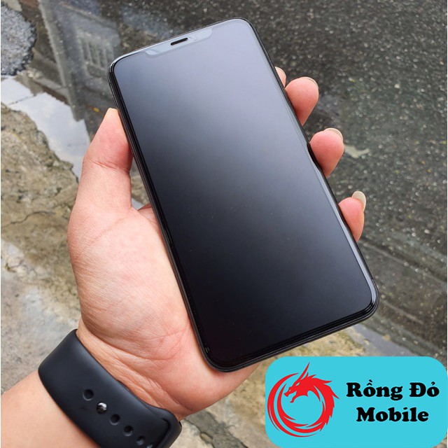 Kính cường lực chống bám vân tay iphone full màn cho 6/7/8/7+/8+/X/XR/XS MAX/11/11 Pro Max/12/12 Pro Max Rồng Đỏ Mobile