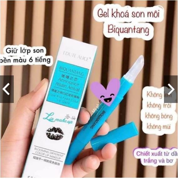 Gel Khoá Màu Son Môi Giữ Và Bền Màu Suốt 24H