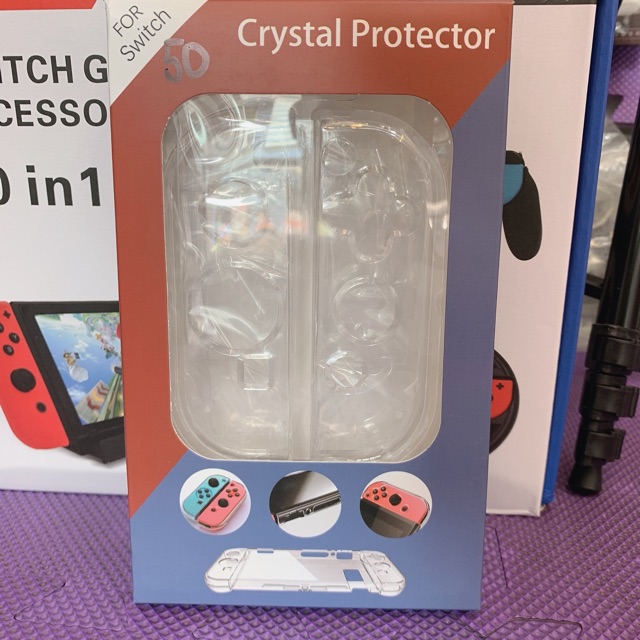 Ốp bảo vệ trong suốt nintendo switch