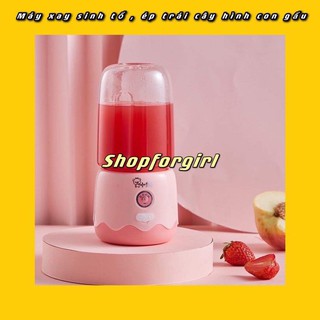 Máy xay sinh tố , ép trái cây hình con gấu hoàn toàn tự động đa chức năng ( màu ngẫu nhiên ) -shopforgirl
