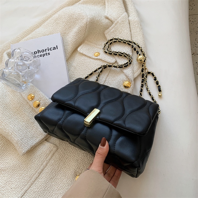 Túi Đeo Chéo Có Khóa Kéo Phong Cách Retro Hàn Quốc Cho Nữ