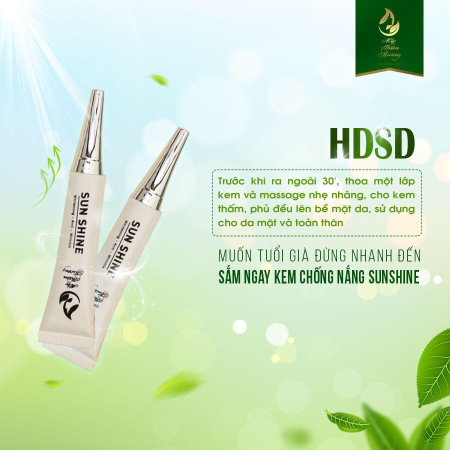 Kem Chống Nắng SunShine Mộc Thiên Hương SPF50+/PA+++