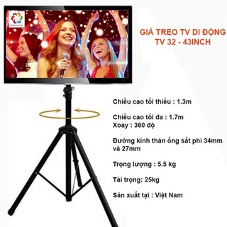 Giá treo tivi di dộng 3 chân tivi 26-43inch