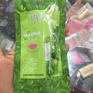 Son lipice trà xanh môi hồng tự nhiên