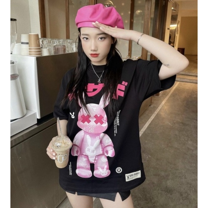 Full Tag Vải Hãng - Áo Thun Bad RABBIT DRUNK RABBIT TEE chất Cotton 100% có mác vải Unisex nam nữ