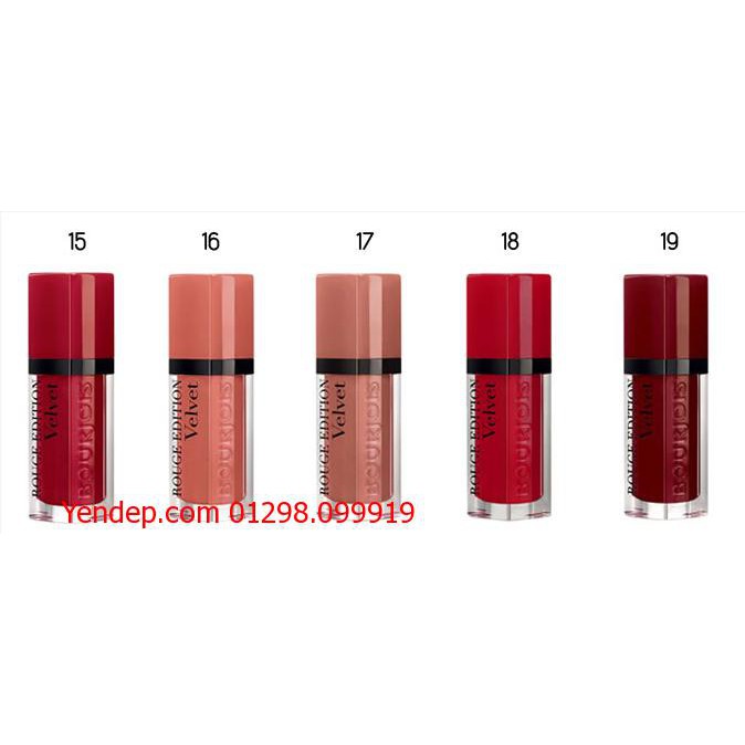 Son Bourjois Velvet Rouge Edition kem lỳ -Huynmio