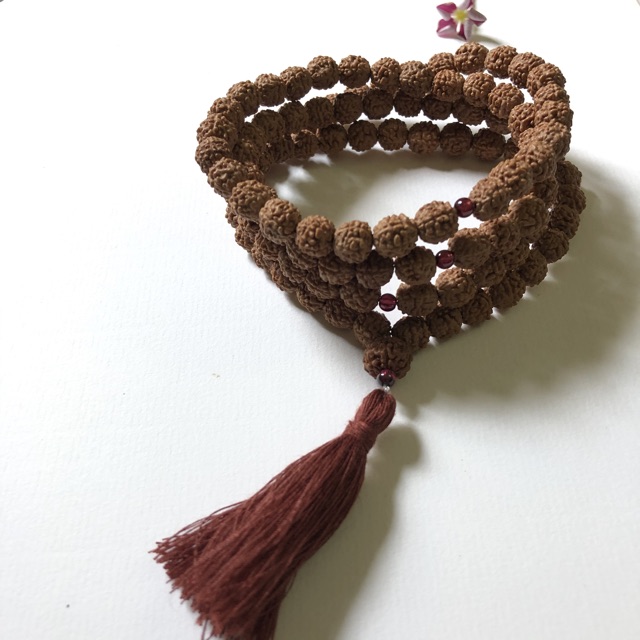 Chuỗi hạt bồ đề kim cang Surya 108 đơn giản, vintage