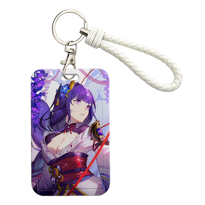 Móc Khóa Thẻ Nhân Vật Gayu zhongli klee Huatao venti xiao Id anime genshin tác Động Theo Phong Cách