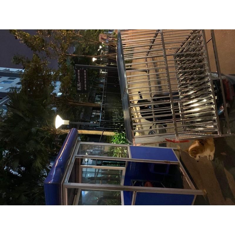 0899166686 Chuồng inox cho chó mèo Lớn 83x60x70cm
