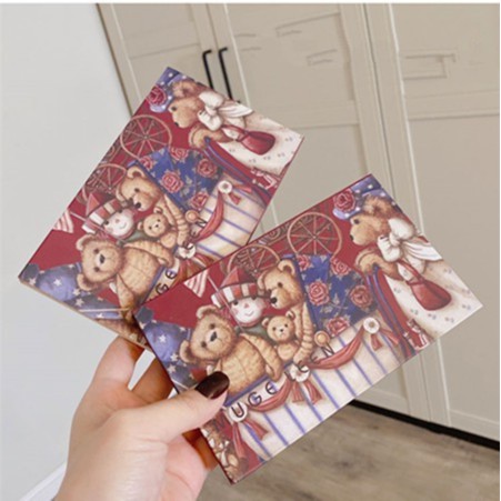 Bảng phấn mắt 18 màu lì/nhũ Muge Leen thiết kế vỏ hình Bear đẹp mắt