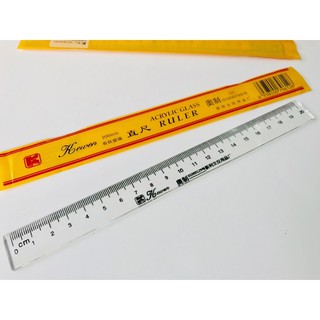 Set 5 thước kẻ nhựa trong (20cm/30cm)
