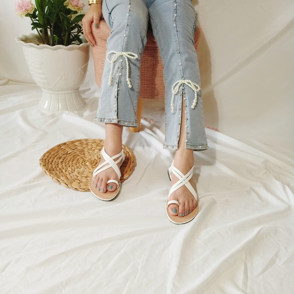 Giày sandal nữ kẹp xỏ ngón đi biển,đi học trẻ trung,sành điệu HÌNH CHỤP THẬT-xo04