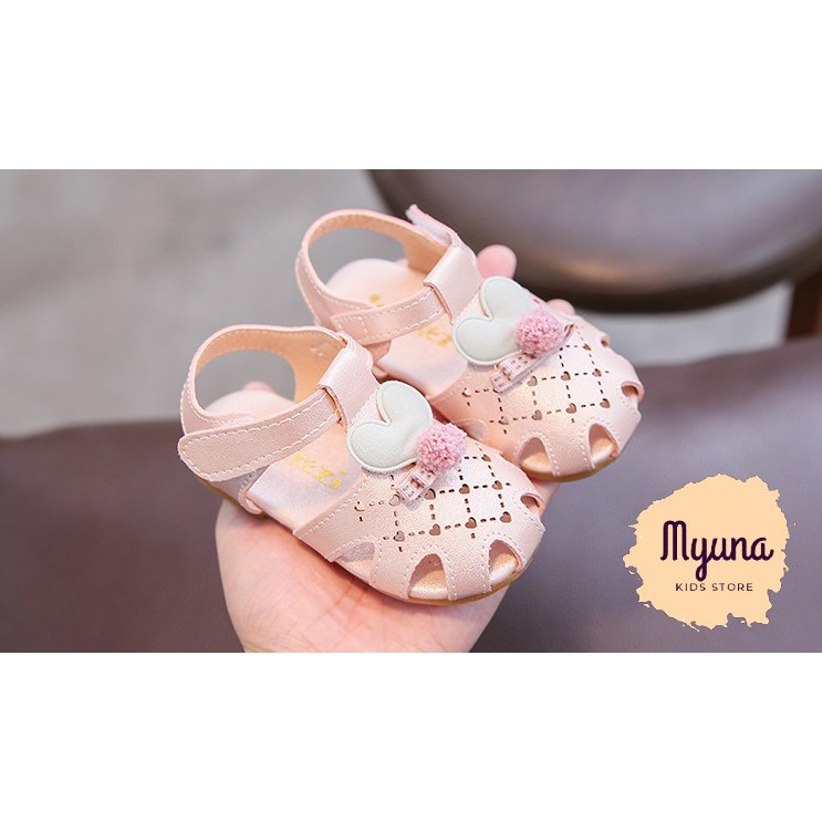 Sandal bé gái 9 tháng đến 3 tuổi, giày bé gái, dép bé gái, sandan trẻ em - Myuna Kids Store <MỚI VỀ THÊM>