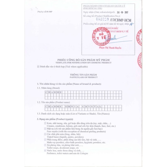 Nước Hoa Charm Omnia 75ml Chính Hãng Chuẩn Mùi Hương Pháp | Thế Giới Skin Care