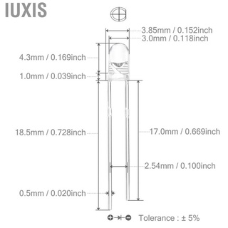 [Iuxishop]Set 100 Đi Ốt Đèn Led 3v 8 Màu Sắc 3mm