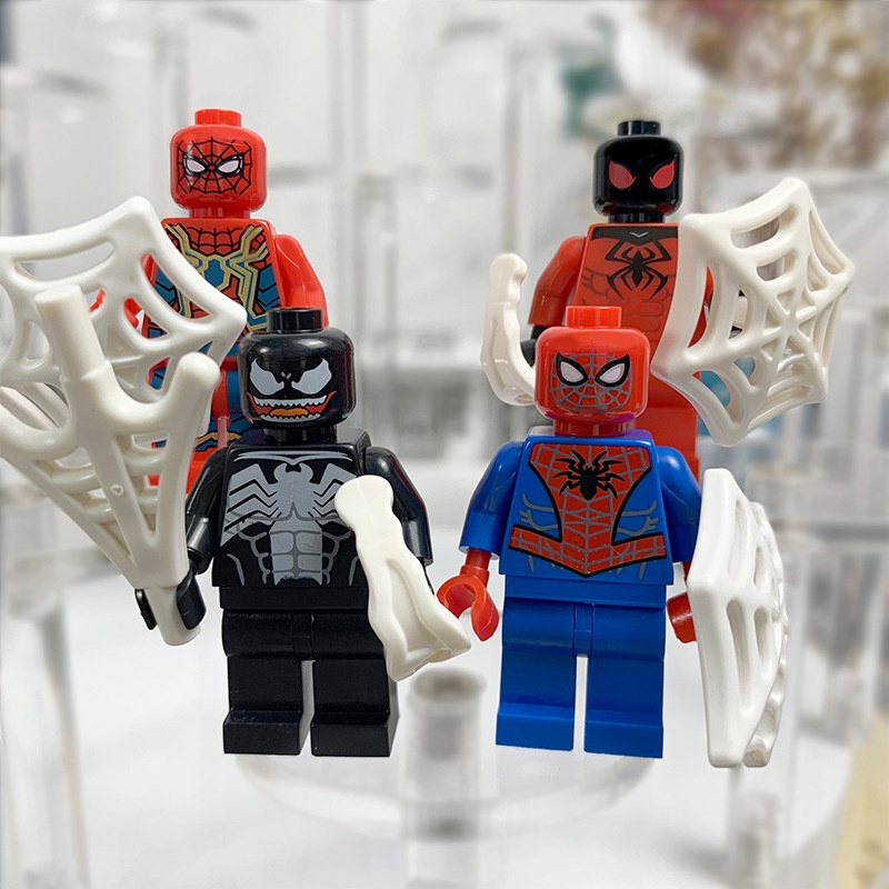 Set 8 Mô Hình Đồ Chơi Lắp Ráp Lego Siêu Anh Hùng Người Nhện