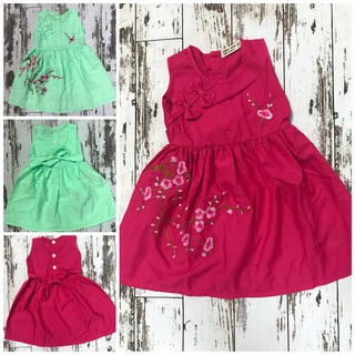 Đầm thêu hoa zara kids