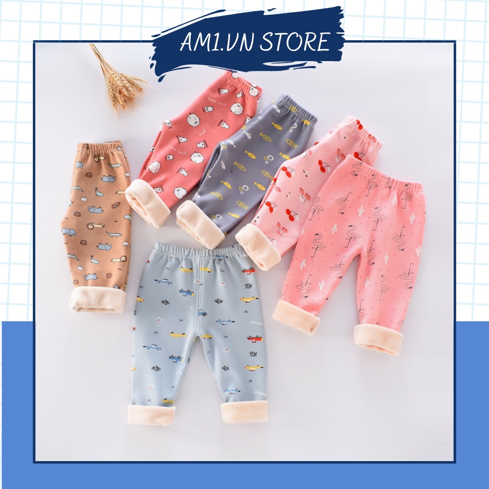 Quần nỉ bông AM33 cho bé trai và bé gái TTR129