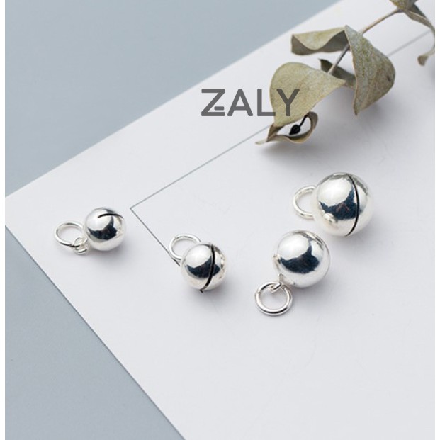 Charm bạc treo chuông lục lạc CT50 Zaly - Bạc S925