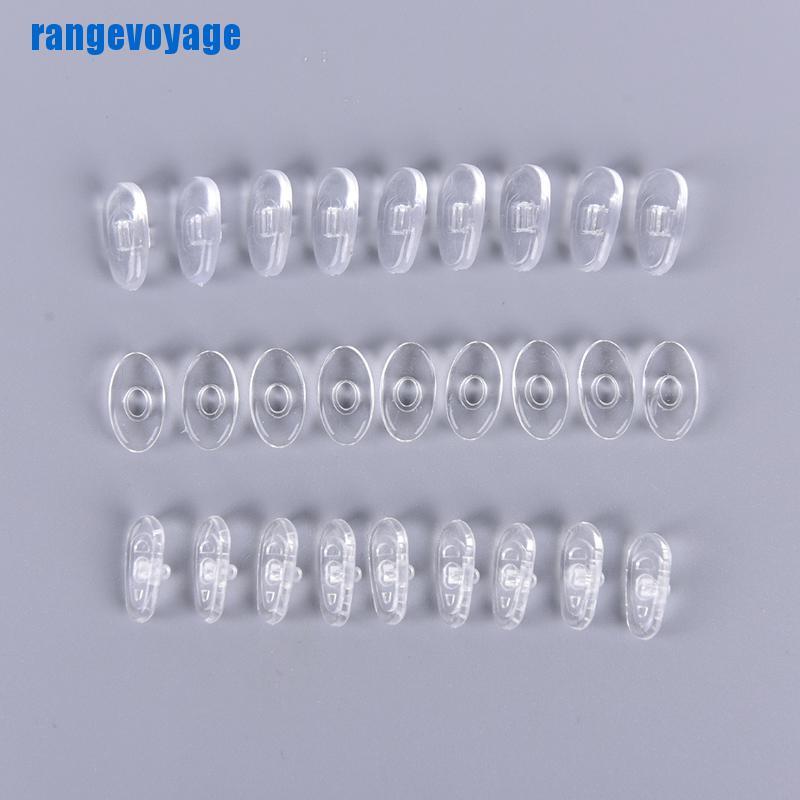 (Hàng Mới Về) Set 5 Cặp Đệm Mũi Bằng Silicone Có Ngăn Khí Cho Mắt Kính /