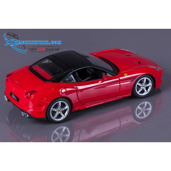 Xe Mô Hình Ferrari California T 1:18 Close Top Bburago (Đỏ)