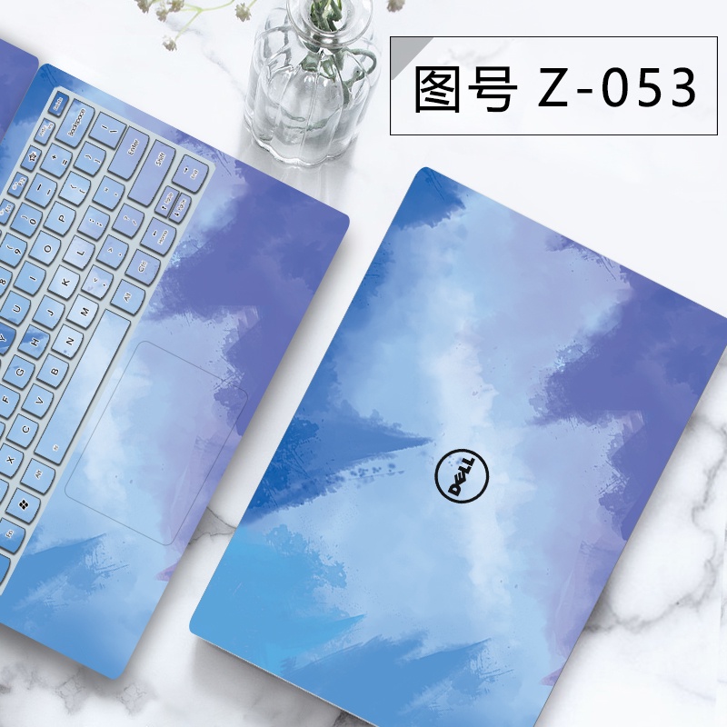 3pcs Cartoon Precut Computer Laptop Notebook Vinyl Skin Sticker for DELL Inspiron 13 7000 13-7359 13-7348 Vostro 14-5000 14-5459 14-5459D Ins 5482 Inspiron 15 3511