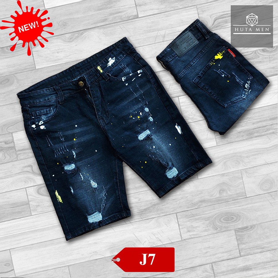 QUẦN BÒ NGỐ NAM, SHORT JEAN CO DÃN, DÀY DẶN, HÀNG VNXK J7