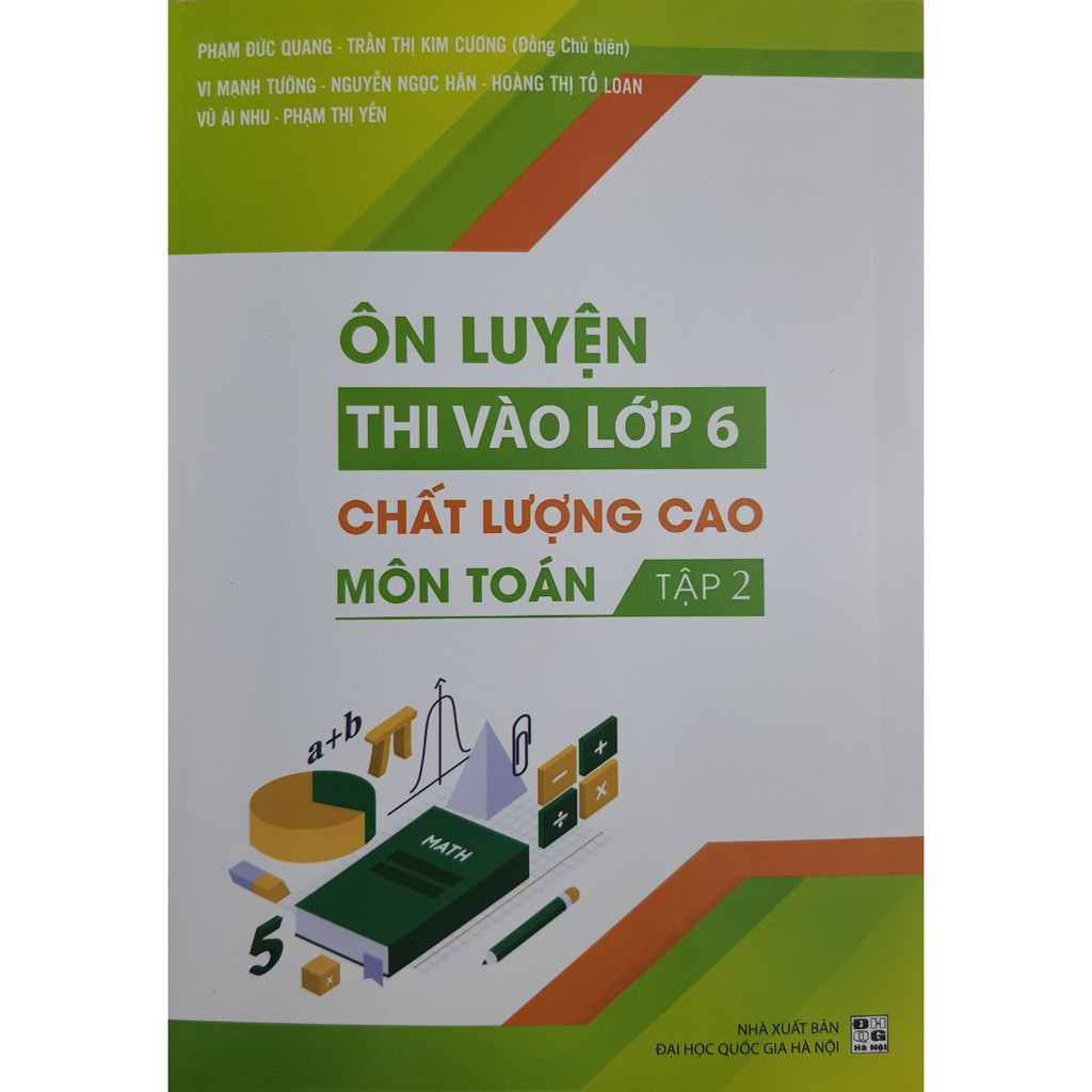 Sách - Ôn luyện thi vào lớp 6 Chất Lượng Cao Môn Toán (Tập 2)