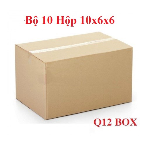 Bộ 10 Hộp Carton 10x6x6 Cm Thùng Carton Giá Rẻ