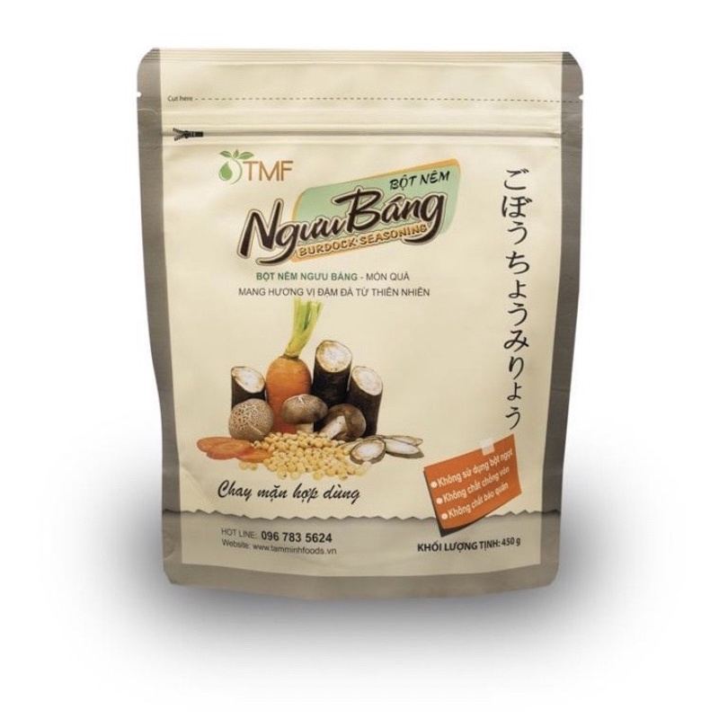 Bột nêm ngưu báng Tâm Minh (Bột nêm không chứa bột ngọt và chất bảo quản)