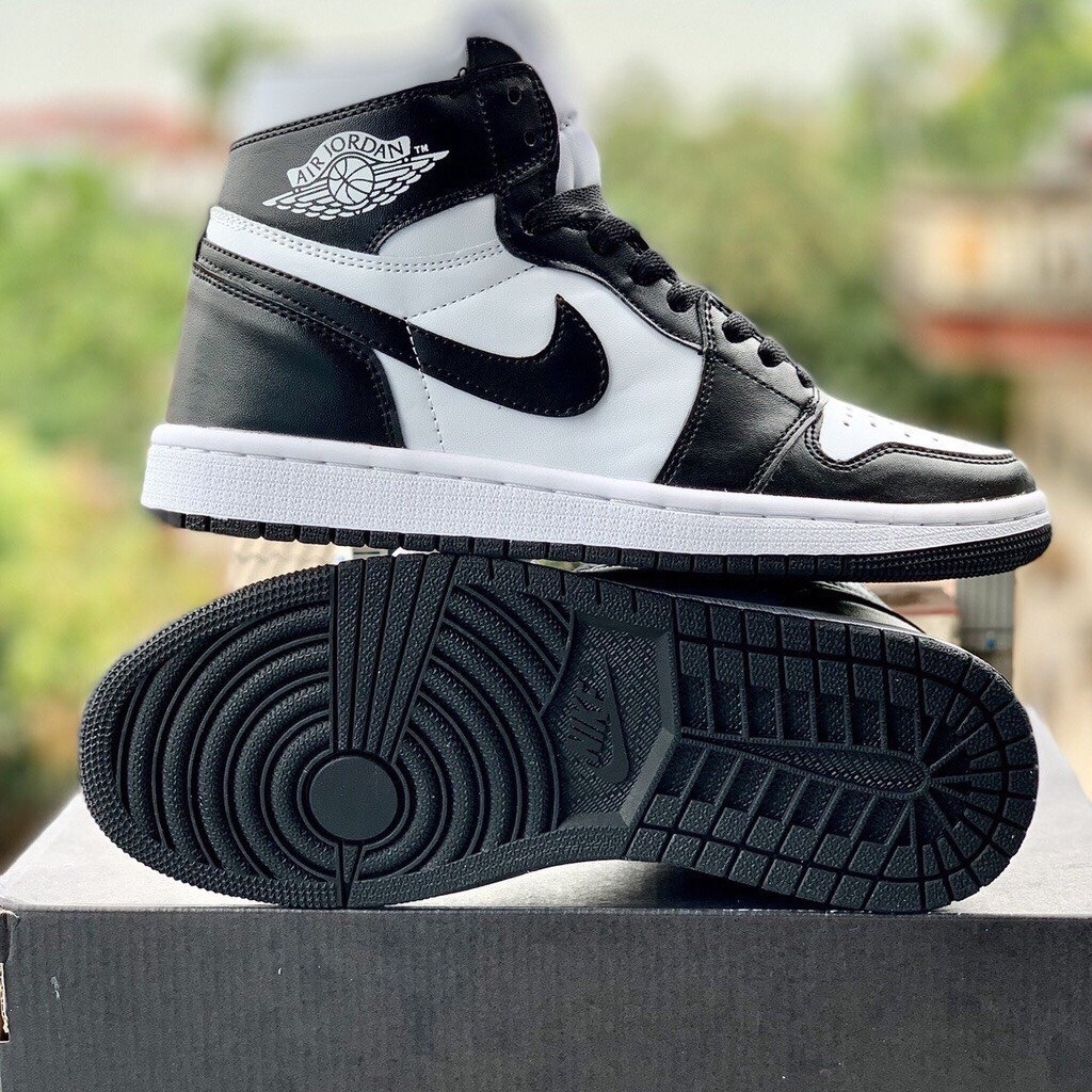 Giày JORDAN PANDA Cao Cổ Trắng Và Đen Cao Cấp