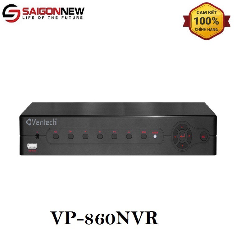 Đầu ghi hình IP 8 kênh VANTECH VP-860NVR