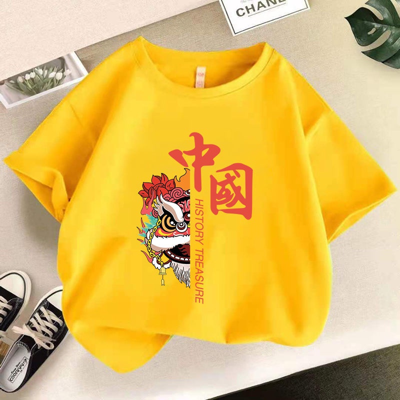 Áo Thun Tay Ngắn Dáng Rộng Thời Trang Mùa Hè Mẫu Mới 2022 Cho Bé Trai