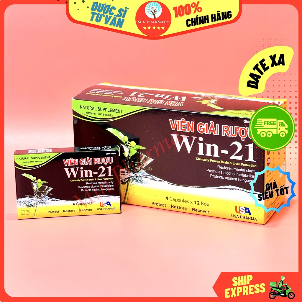 Viên giải rượu Win-21 USApharma  - Minpharmacy