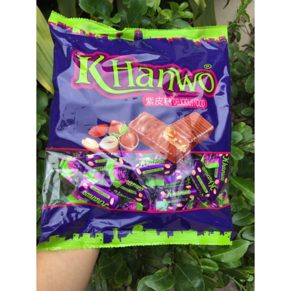 500g Kẹo Tím KHanwo Socola Hạnh nhân