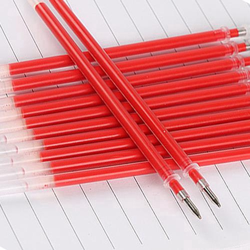 Set 20 Ruột Bút Mực gel Màu Đen Đỏ Xanh Ngòi 0.5mm