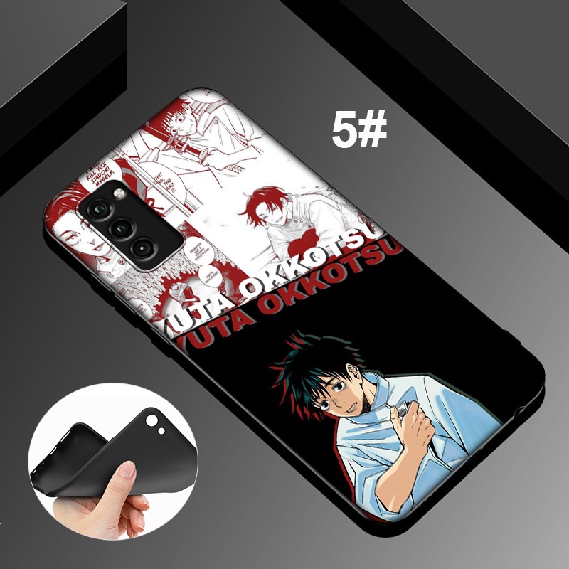 Ốp Điện Thoại Mềm Viền Đen Hình Yuta Okkotsu Jujutsu Kaisen Cho Xiaomi Redmi Note 8T 8 7 6 5 K30 Pro GA241