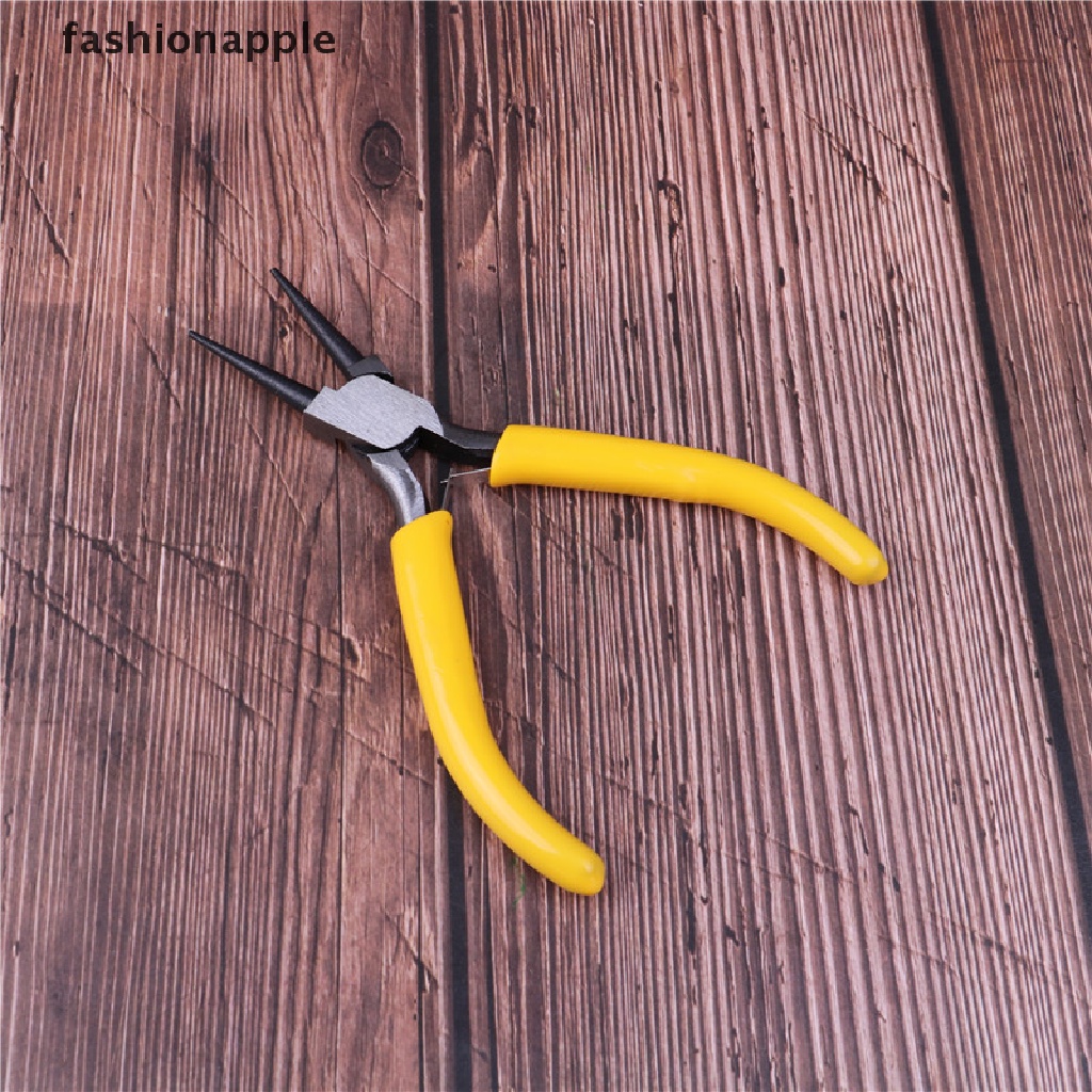 Kìm Mũi Tròn Mini Bằng Thép Carbon Làm Trang Sức Thủ Công