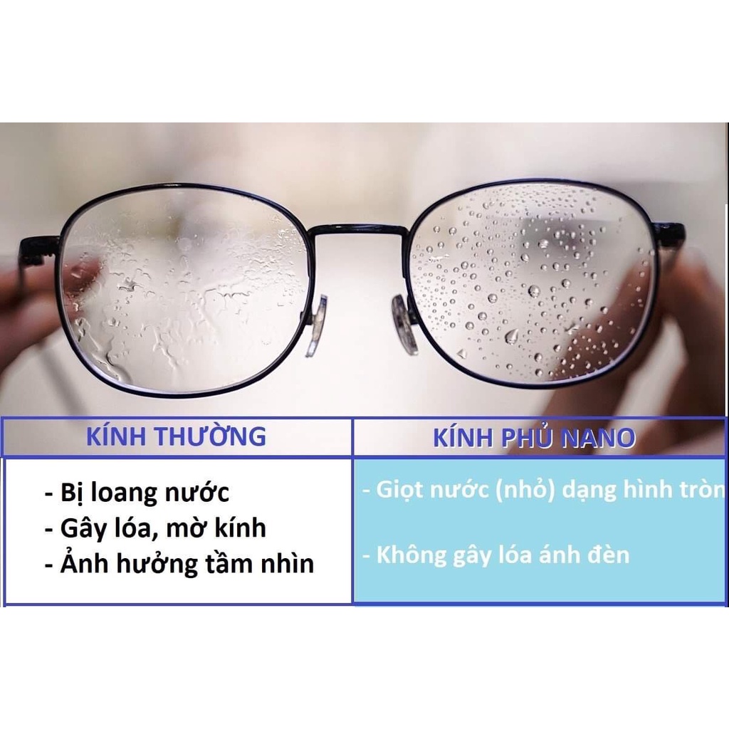 Chai xịt nano mắt kính chống bám dính hơi nước cho mắt kính