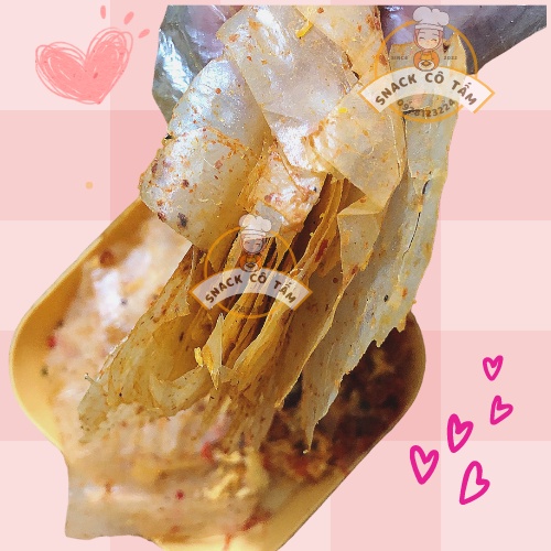 Bánh tráng xì ke muối nhuyễn tây ninh topping bò gà Bánh tráng miếng mix đậm vị cực ngon túi zip /Snack Cô Tấm
