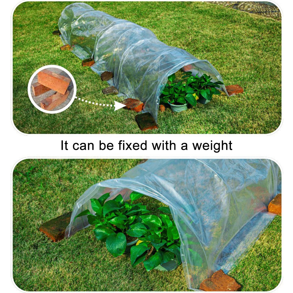 Đường Hầm Bằng Nhựa Mini 5M Giữ Ấm Chống Đóng Băng Cho Nhà Kính