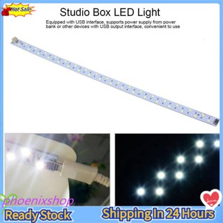 Phoenixshop Thánh đèn LED mini dài 6400K cổng kết nối USB dành cho Studio tiện ích + phụ kiện độc quyền