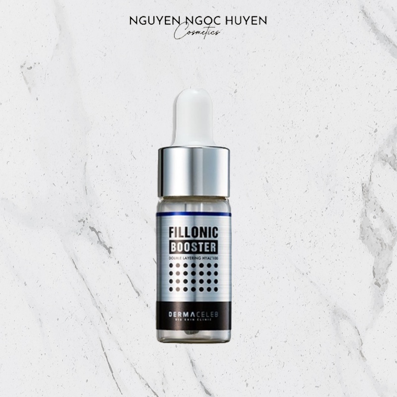 Tinh chất cô đặc Dermaceleb Fillonic Booster 10ml cấp nước căng bóng Chính Hãng