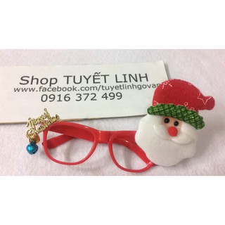 Mắt kiếng  hình ông noel cho pé :38k/c