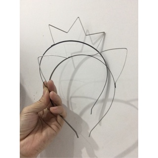Phôi sườn cài, băng đô tóc tai mèo, vương miện