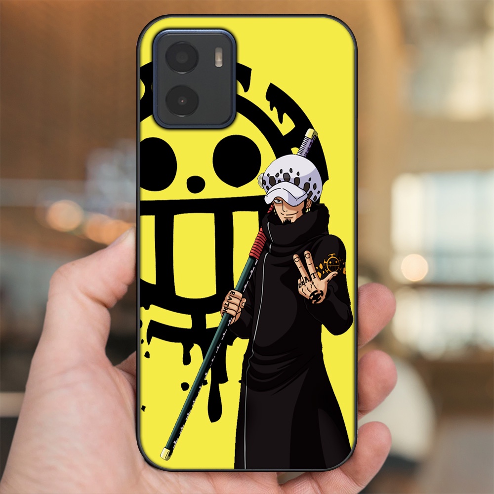 Ốp lưng Vivo Y15s, Y15a viền đen in hình Law One Piece